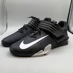 Nike Savaleos Shoes Men's 10.5 Black Weightlifting Training Strap CV5708-010